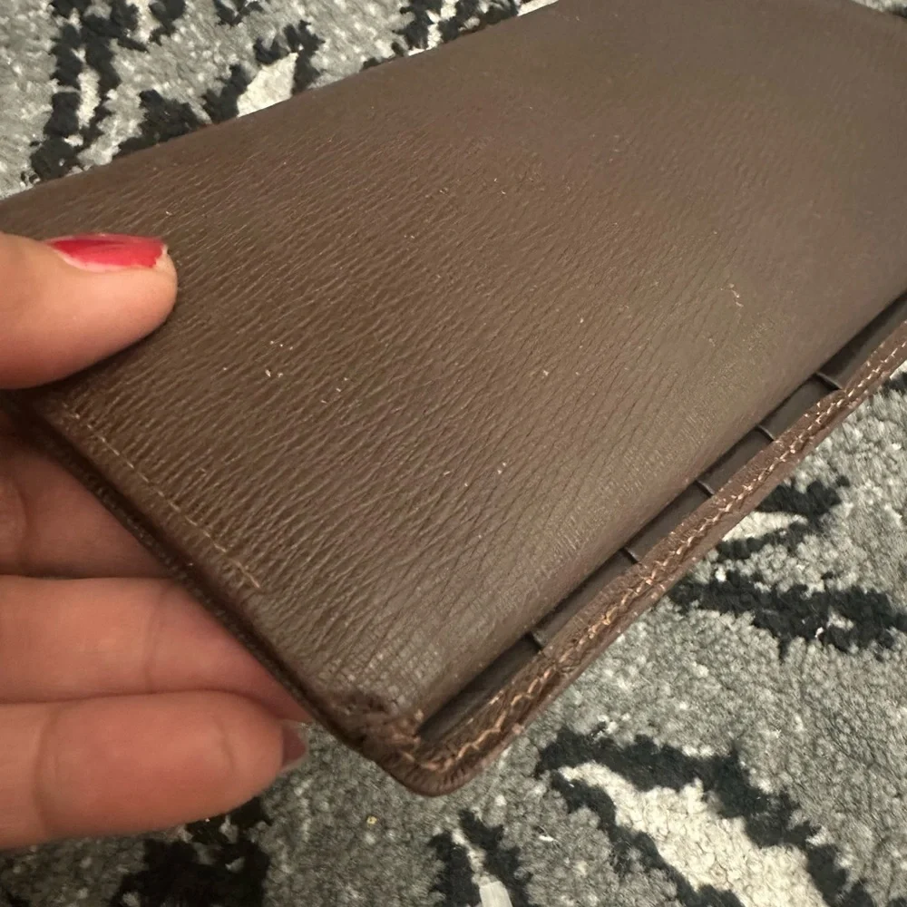 Burberry Dark Brown Leather Clutch - Picture 16 of 16